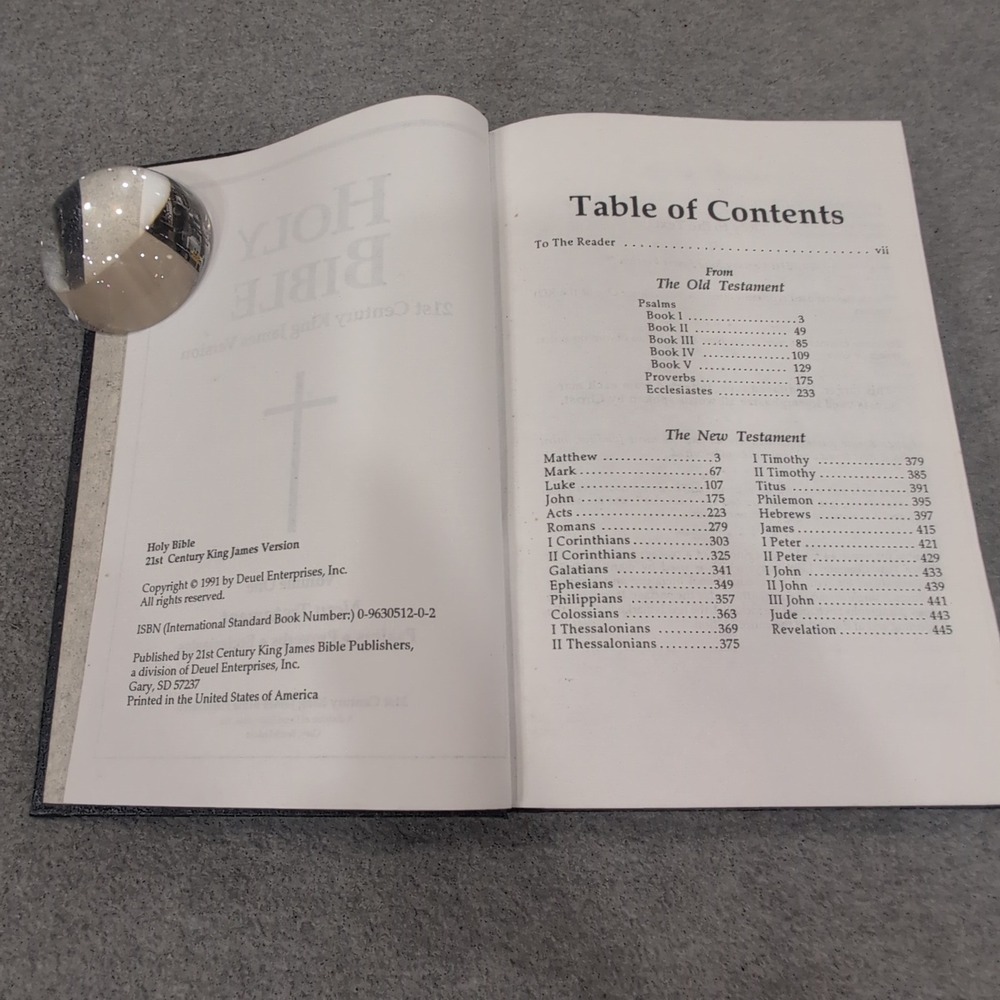 21st Century King James Version Holy Bible Volume One New Testament Psalms KJ21 - Picture 3 of 4